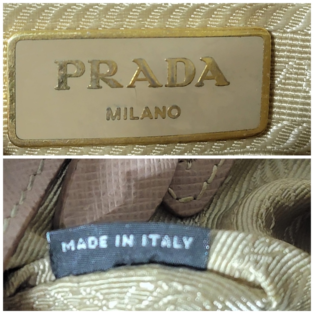 Prada Saffiano Lux Leather Small Galleria Double Zip Tote Bag Light Rose Pink - Picture 4 of 16